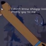 I don't know shaggy looks pretty gay to me template