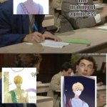 manhwa meme | The making of a princess | image tagged in mr bean copy | made w/ Imgflip meme maker
