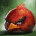 realistic angrybird template