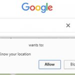 google wants to know your location WIDE