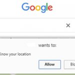 google wants to know your location WIDE