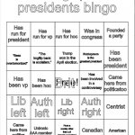 Imgflip President Bingo