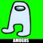Amogus with green screen