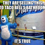 big toilet paper | THEY ARE SELLING THIS TO TACO BELL’S BATHROOM; IT’S TRUE | image tagged in big toilet paper,thicc,taco bell,funny | made w/ Imgflip meme maker