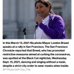 San Francisco mayor London Breed hypocrite article