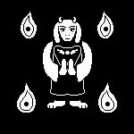 Toriel throw fireball GIF Template