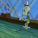 Squidward's Anchor GIF Template