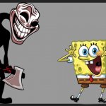 When Spongebob Squarepants Meets Trollge........ | image tagged in t r o l l g e from banbuds on twitter,spongebob,spongebob squarepants,trollge,trolled,trollface | made w/ Imgflip meme maker