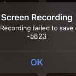 Screen Recording Fail!