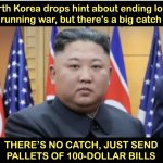 Kim makes demand