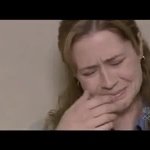 Pam Cries GIF Template
