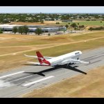 Qantas flight 72 landing GIF Template