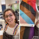 Teacher puts LGBTQ flag in classroom