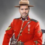 Joseph "Joe" Murray as a Mountie