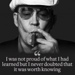 Hunter Thompson quote