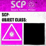 SCP unknown label