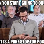 This church is great! | WHEN YOU START GOING TO CHURCH; BECAUS IT IS A POKE STOP FOR POKEMON GO | image tagged in pokemon go to church,dank,christian,memes,r/dankchristianmemes | made w/ Imgflip meme maker