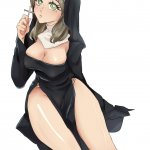 sexy anime nun