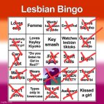 truly lesbean | image tagged in lesbian bingo | made w/ Imgflip meme maker
