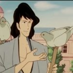 Goemon and Pigeons template