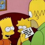 Bart Homer Card