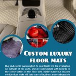 Custom luxury floor mats