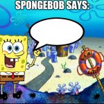 Spongebob Says: template