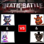 mega battle | image tagged in death battle 2 vs 2 | made w/ Imgflip meme maker