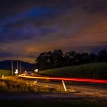 Rural Road at Night