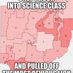 Ohio Devious Lick Meme | ONLY 1 HOUR INTO SCIENCE CLASS; AND PULLED OFF THE MOST DEVIOUS LICK | image tagged in devious lick | made w/ Imgflip meme maker
