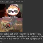 better_call_sloth- self-award meme