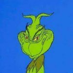 the smilling grinch template