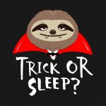 Vampire sloth Trick or sleep