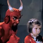 Santa Claus vs The Devil meme
