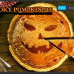 spooky pumpkin pie