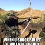 u see ivan | U SEE IVAN, WHEN U SHOOT BULLET, IT WILL NOT EXPLODE SO U HAVE INFINITE AMMO. | image tagged in rpg bow - you see ivan | made w/ Imgflip meme maker