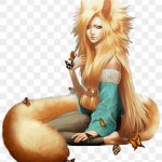 fox girl template