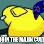 JOIN THE MAJIN CULT | JOIN THE MAJIN CULT | image tagged in gifs,among us twerk,majin sonic | made w/ Imgflip video-to-gif maker