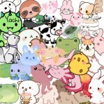 Yachi's very cute stickers temp (temp made by my son Suga)