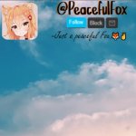 Peaceful Fox template