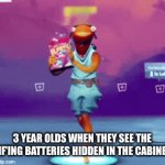 Idk why I used this template... I thought it was funny... /: | 3 YEAR OLDS WHEN THEY SEE THE MF'ING BATTERIES HIDDEN IN THE CABINET | image tagged in gifs,memes,funny,funny memes,relatable,barney will eat all of your delectable biscuits | made w/ Imgflip video-to-gif maker