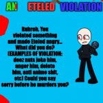 An Eteled Violation