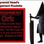 Pyramid head judgement roulette GIF Template