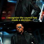 nick fury stupid-ass decision | ME WHEN THE TEACHER DECIDED I SHOULD PRESENT FIRST: | image tagged in nick fury stupid-ass decision | made w/ Imgflip meme maker