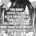 Official Anime Violation Lvl 4 meme