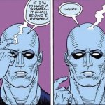 Doctor Manhattan Forhead