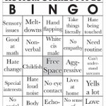 autism stereotypes bingo