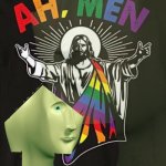 Gay Jesus ah men meme man upvotes
