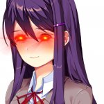 idk what i made | image tagged in eyeless yuri | made w/ Imgflip meme maker