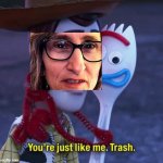 demon teacher | image tagged in toy story | made w/ Imgflip meme maker